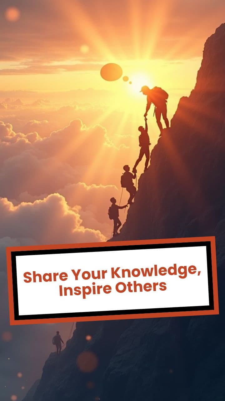 Share Your Knowledge, Inspire Others