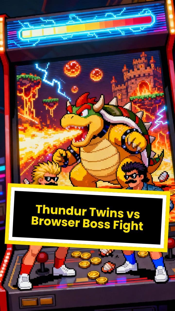 Thundur Twins vs Browser Boss Fight