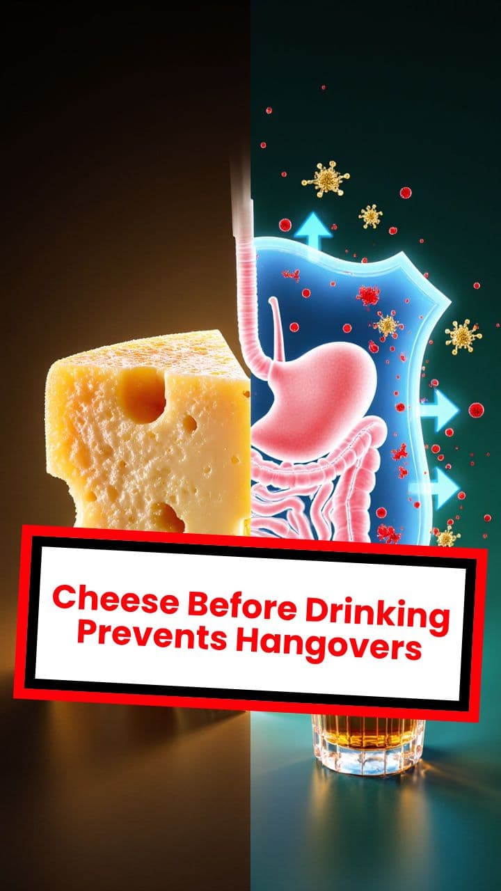 Cheese Before Drinking Prevents Hangovers