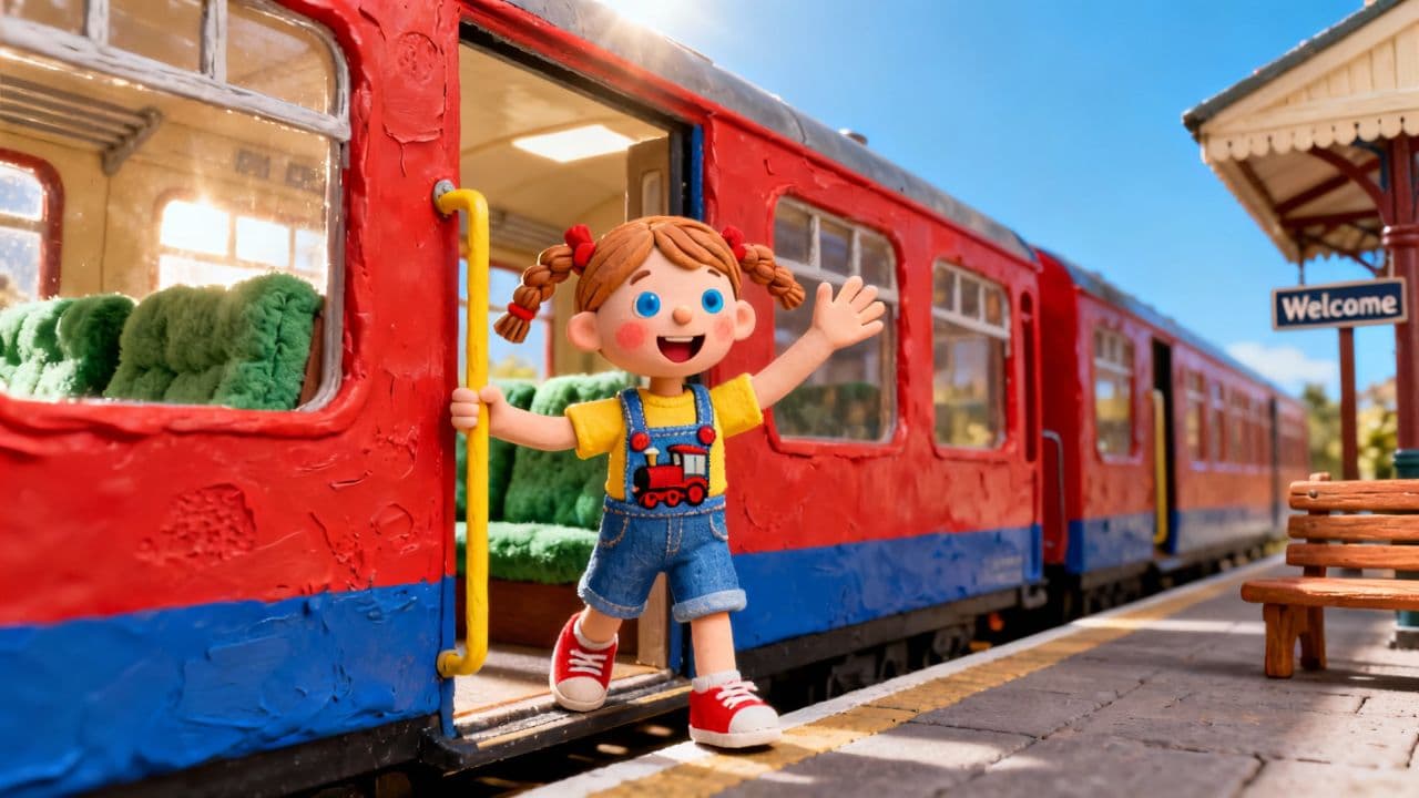 Choo-Choo Trains on the Track