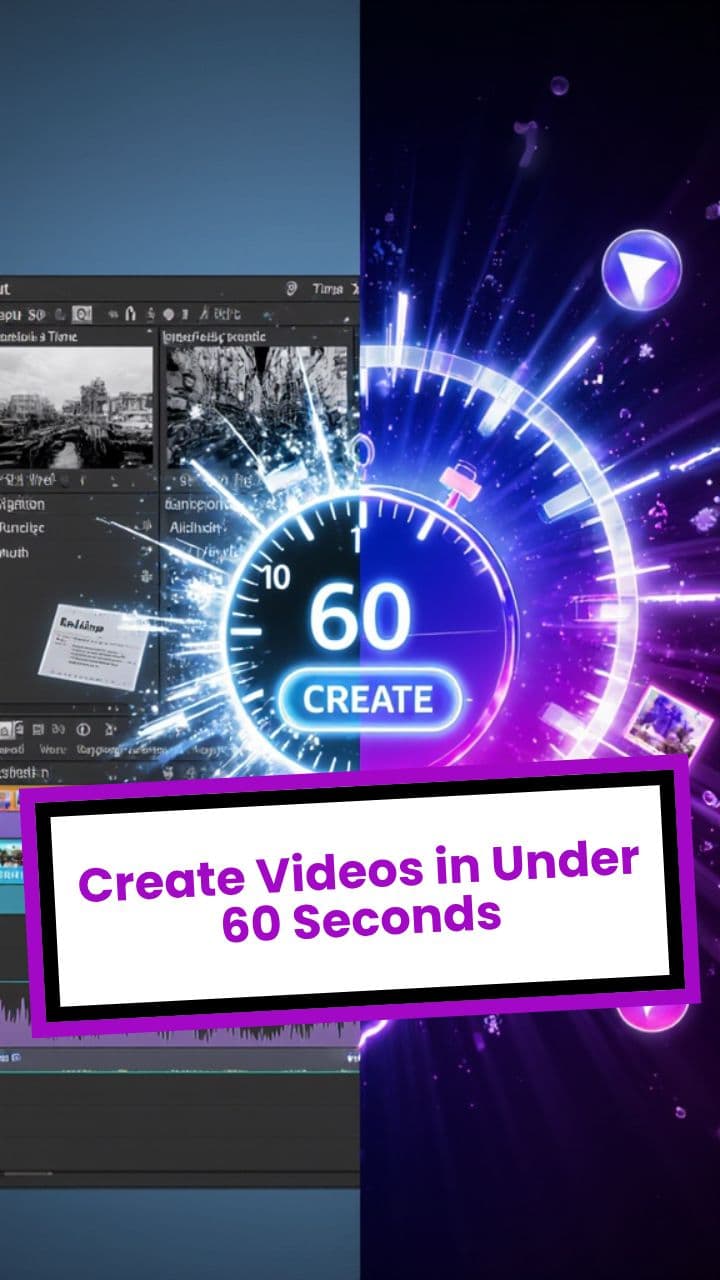 Create Videos in Under 60 Seconds