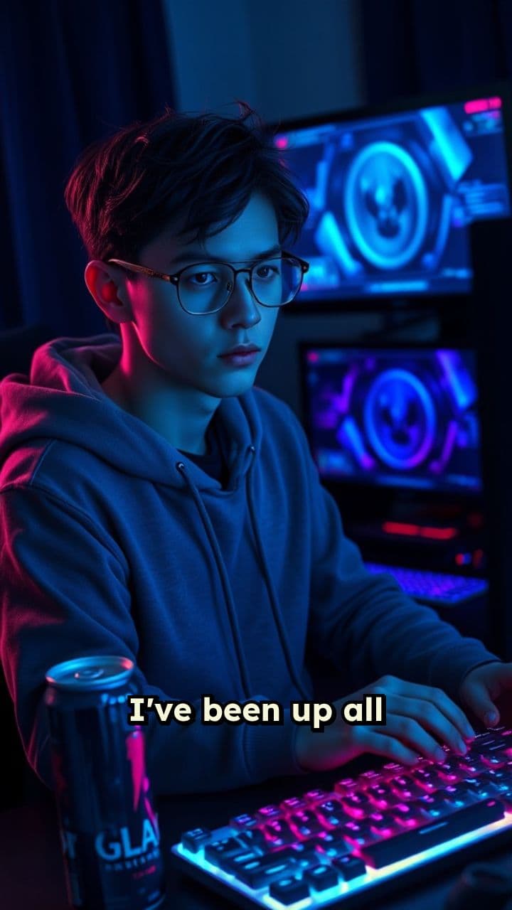 Up All Night Playing World of Warcraft