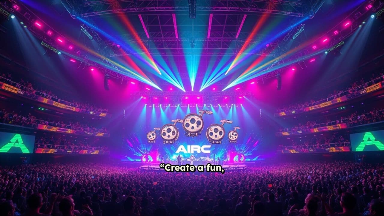 AI Party Band: Neon Concert Experience