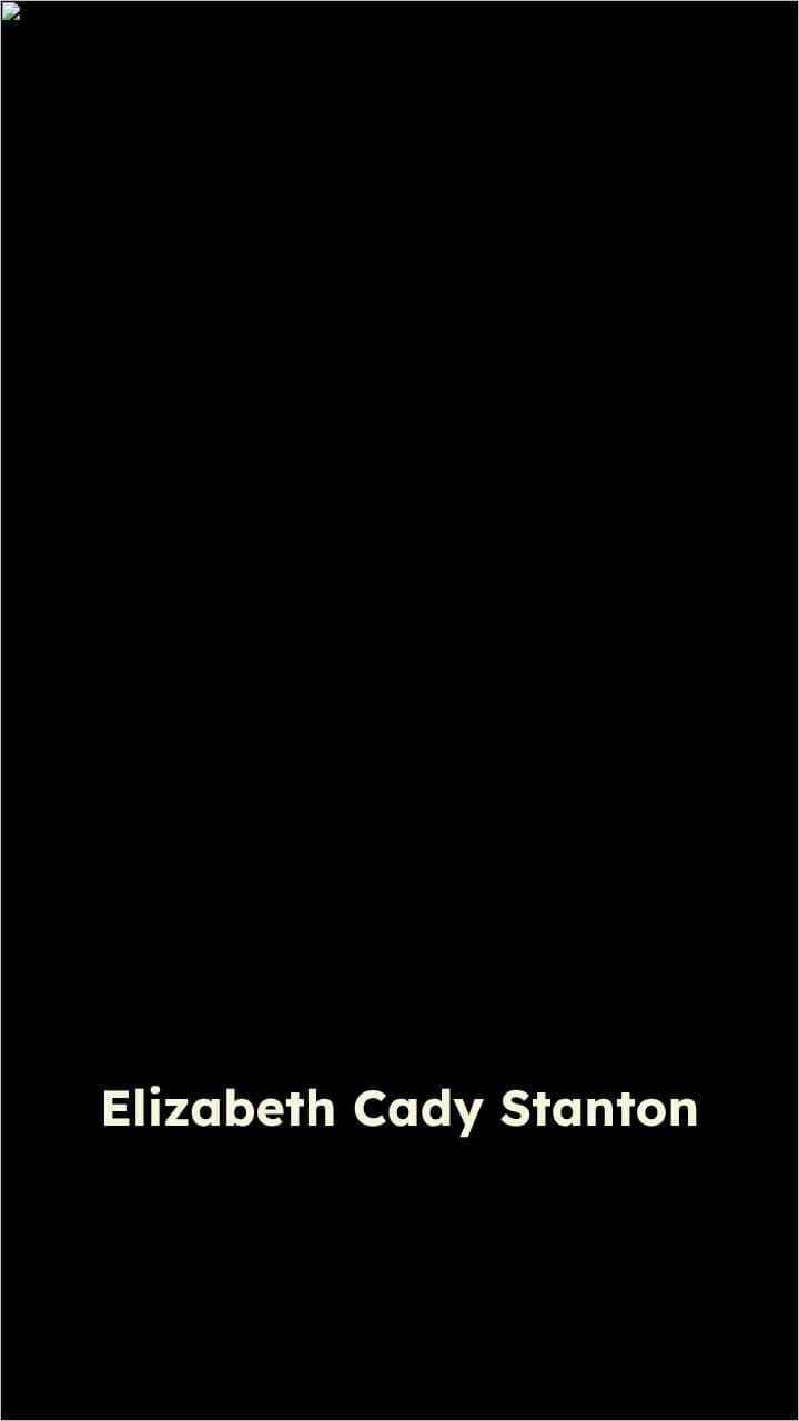 Elizabeth Cady Stanton and Women's Rights