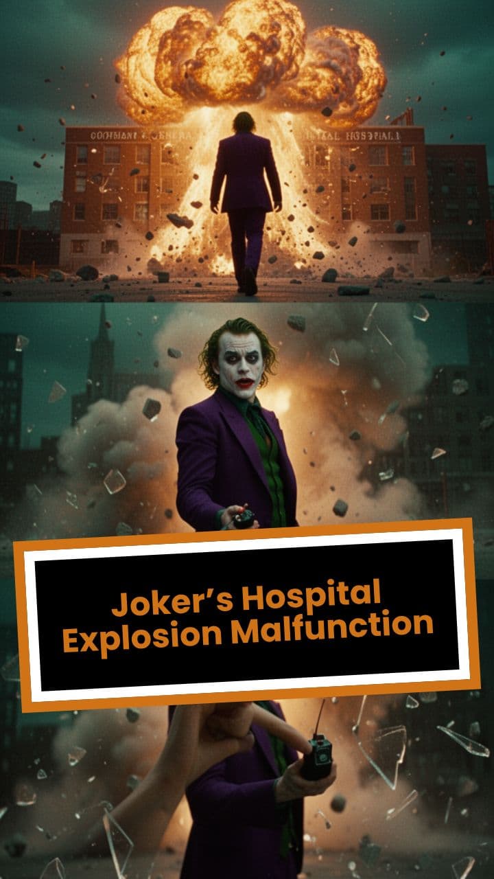 Joker’s Hospital Explosion Malfunction