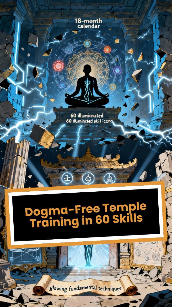 Dogma-Free Temple Training in 60 Skills