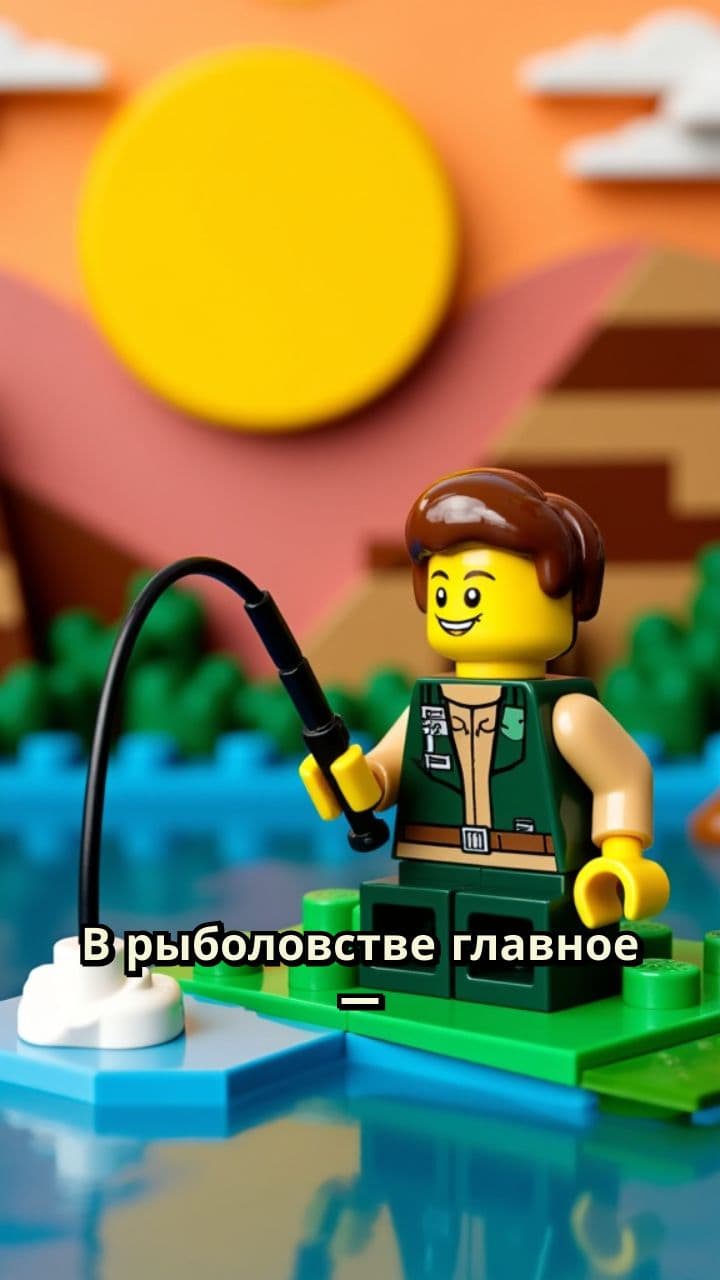 Russian LEGO Fishermen Humor