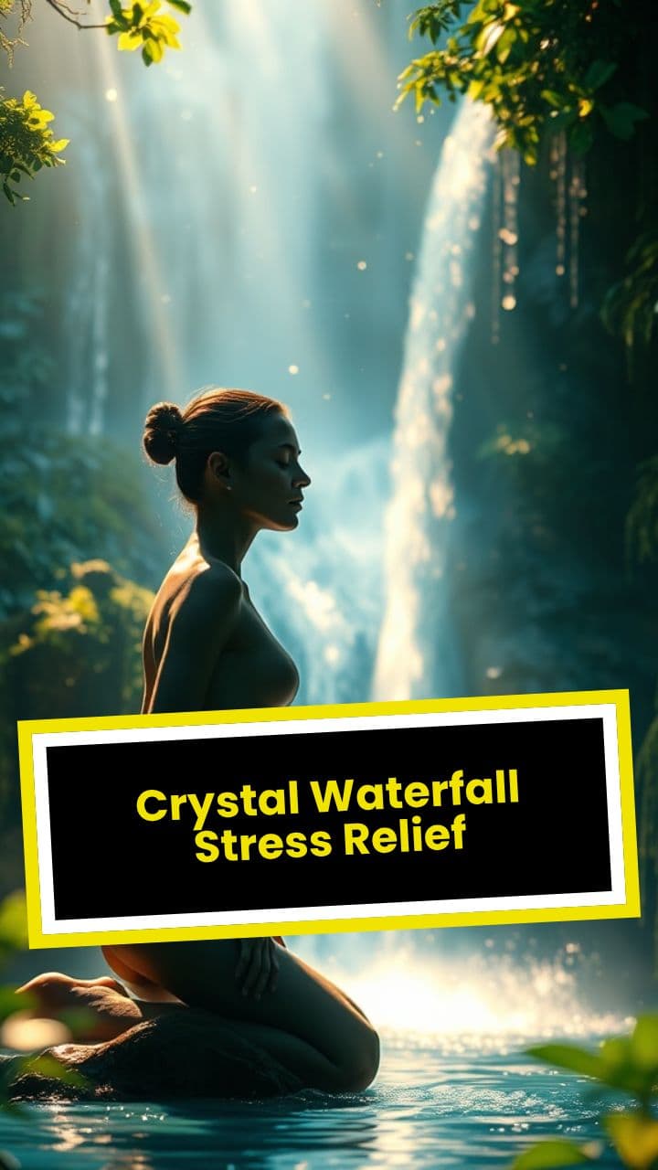 Crystal Waterfall Stress Relief