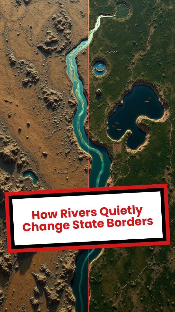 How Rivers Quietly Change State Borders