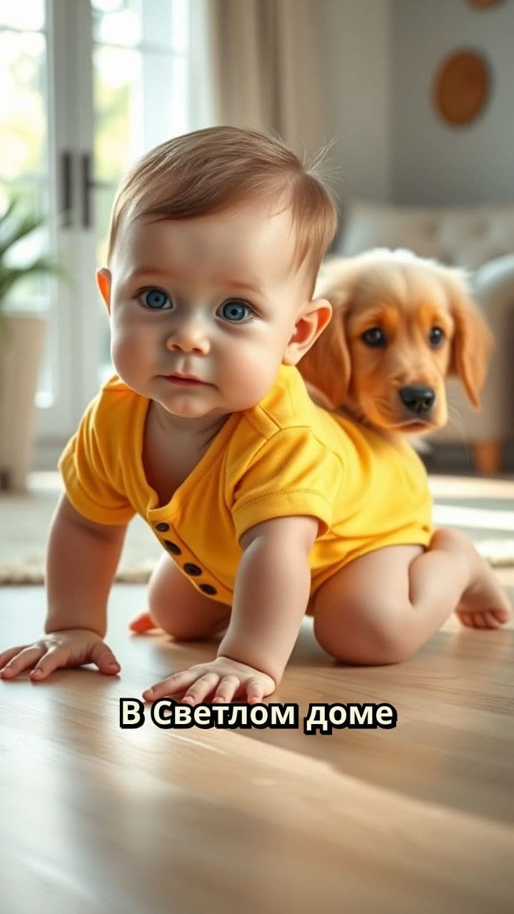 Собака и ребёнок в Светлом доме