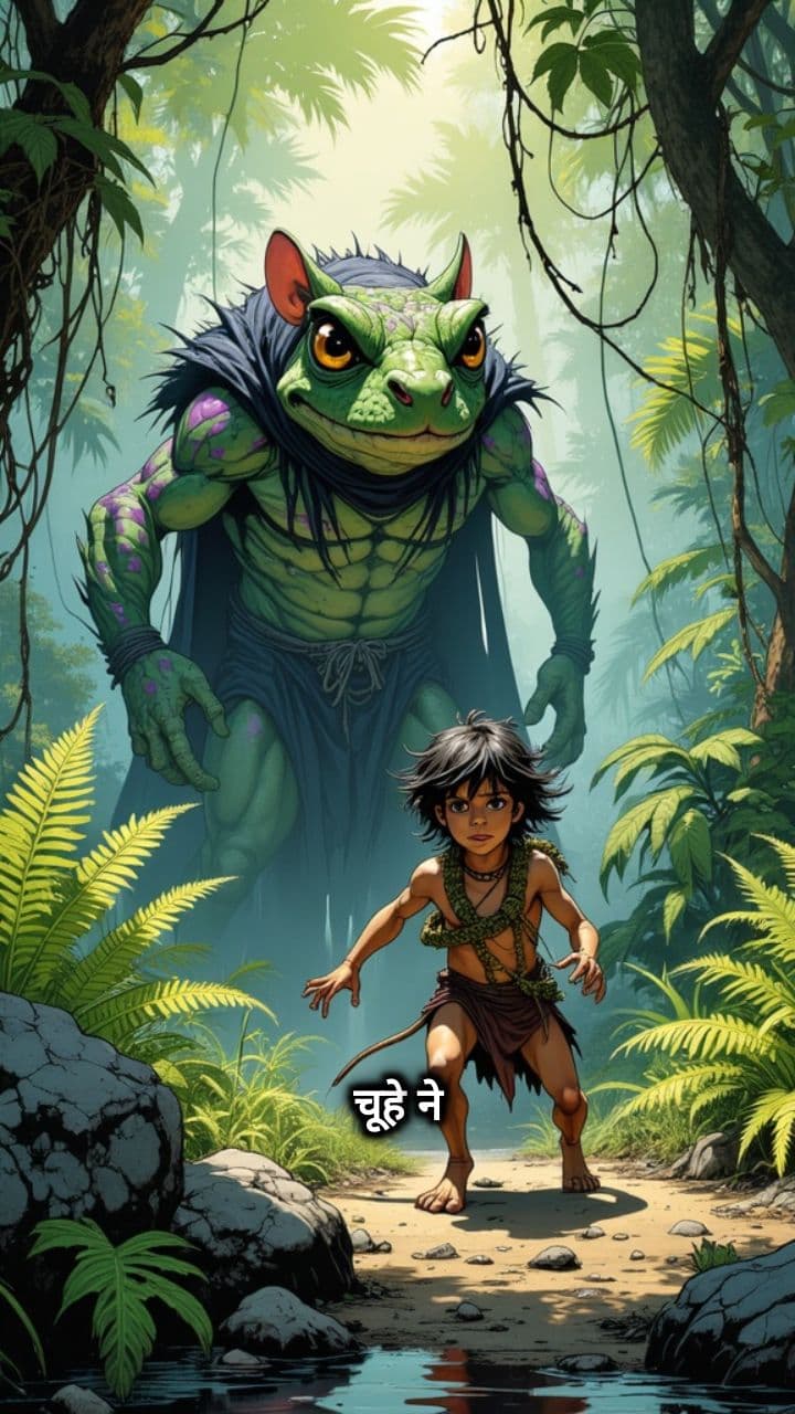 का-संगी की मेंढक पर विजय