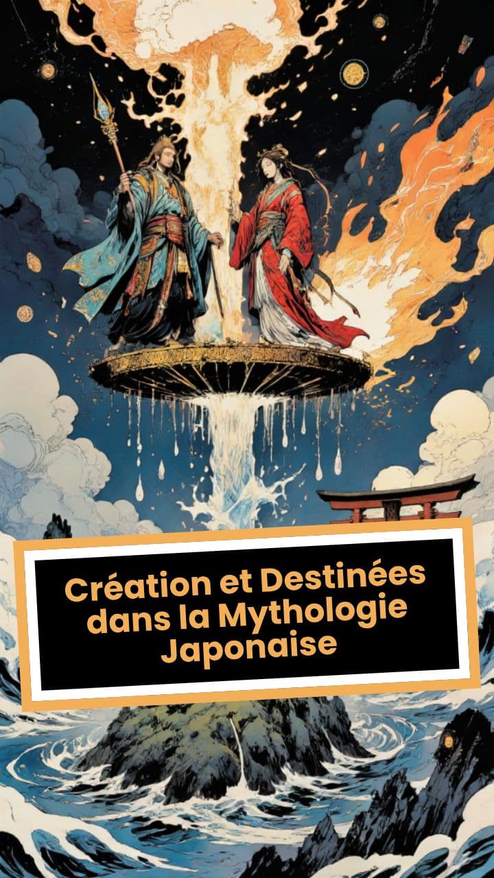 Création et Destinées dans la Mythologie Japonaise