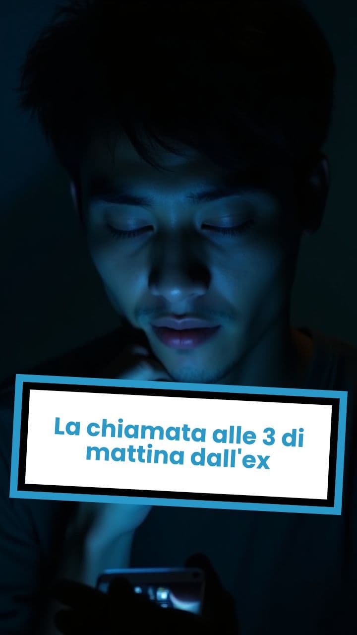 La chiamata alle 3 di mattina dall'ex
