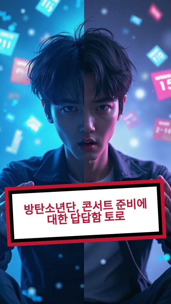 방탄소년단, 콘서트 준비에 대한 답답함 토로