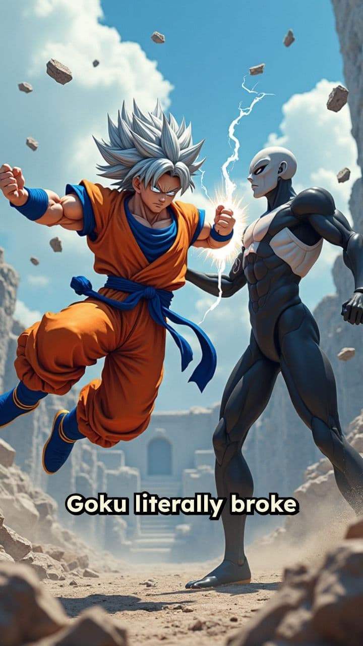 Goku's Ultra Instinct Shocks Jiren