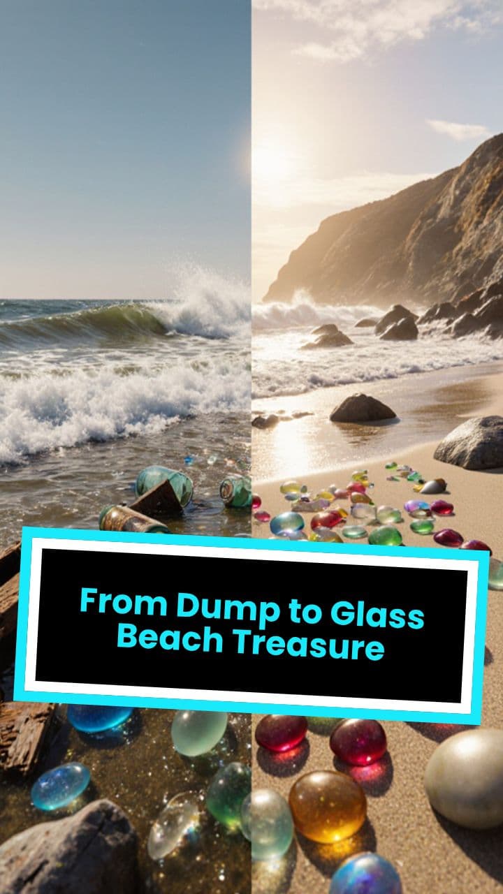 From Dump to Glass Beach Treasure