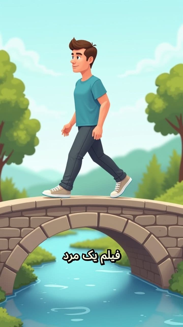 مرد و پل رودخانه