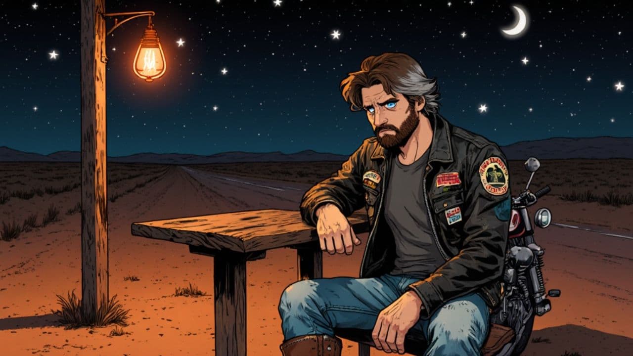 Байкерські вірші вночі