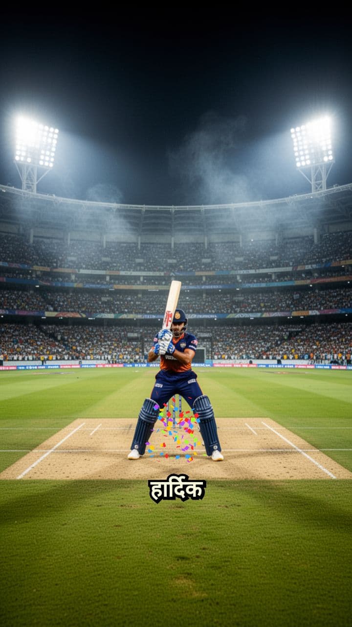 हार्दिक की 21 गेंदों में तबाही