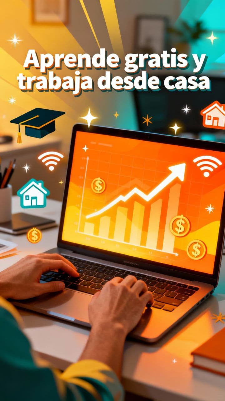 Aprende gratis y trabaja desde casa