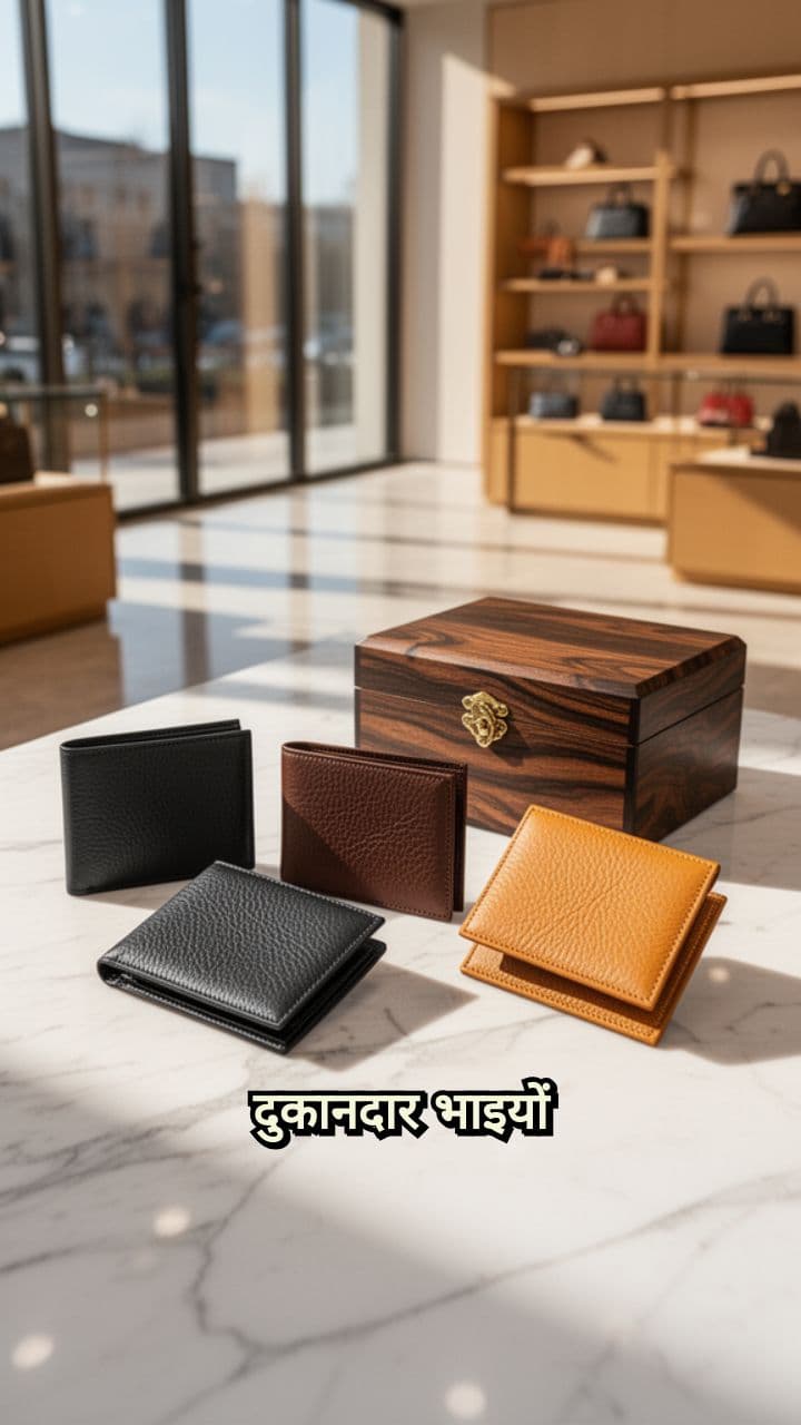 JK Leather Premium Wallets & Belts Wholesale