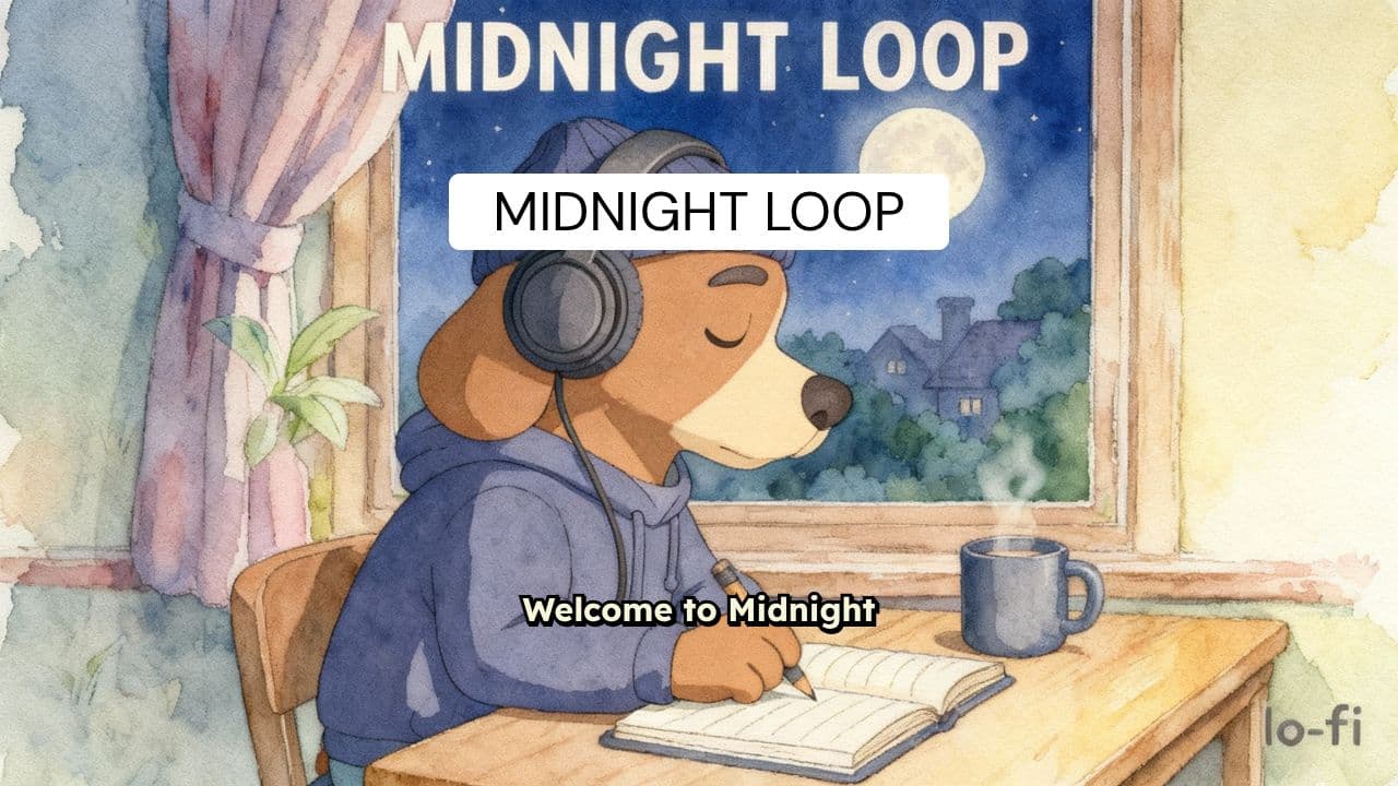 Midnight Loop Lo-fi Study Session