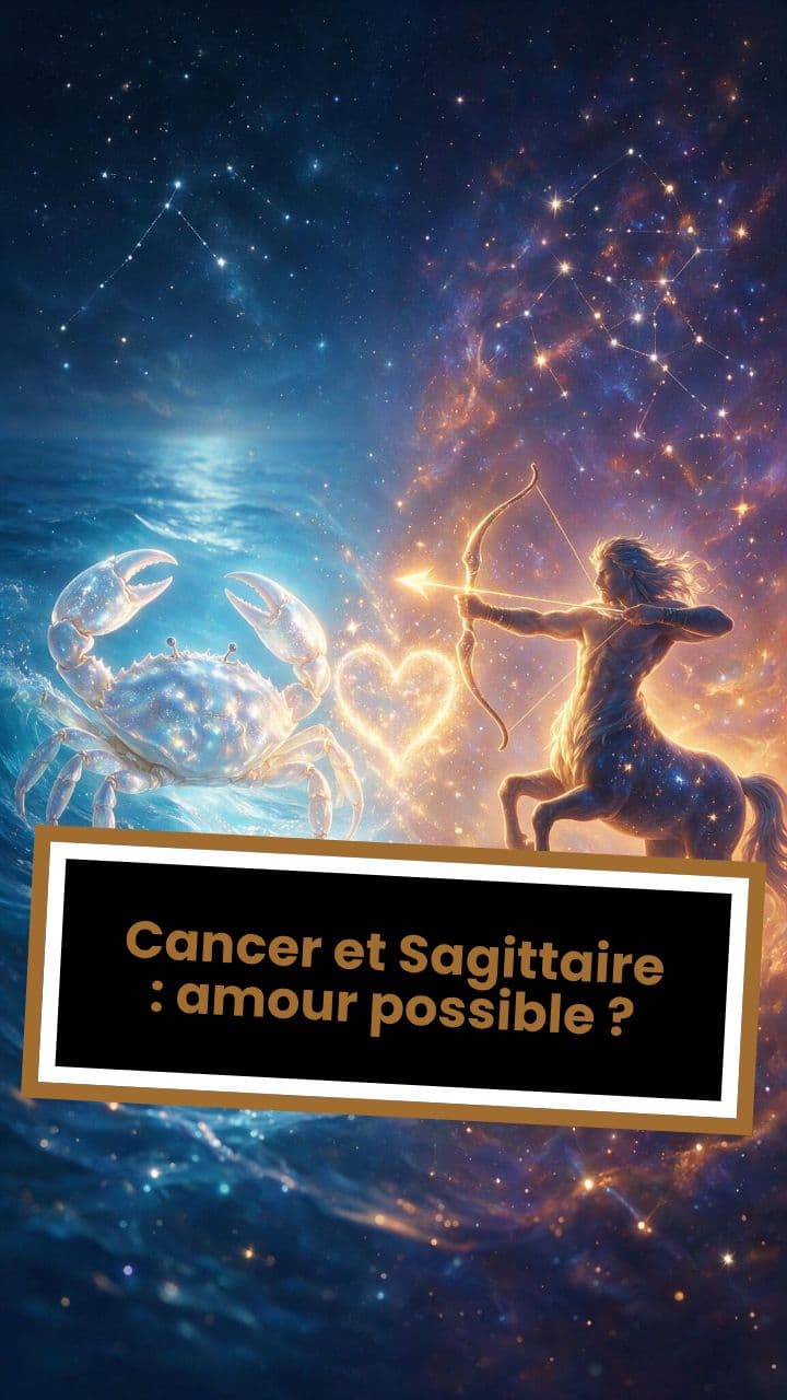 Cancer et Sagittaire : amour possible ?