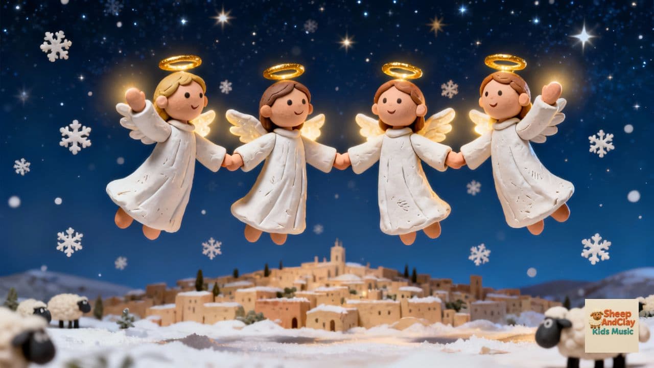 Claymation Christmas Angels