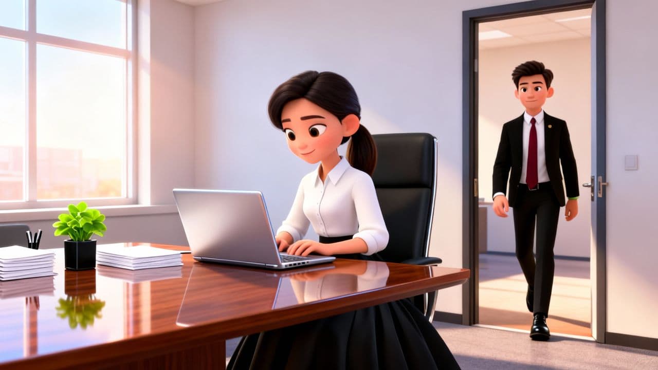 Рабочий День в Офисе