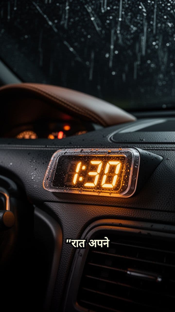 बारिश भरी रात का सफ़र