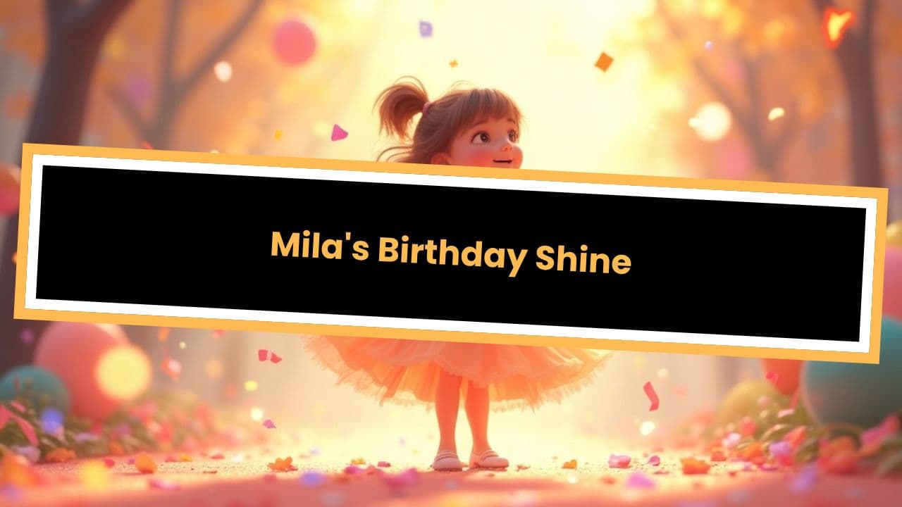 Mila's Birthday Shine