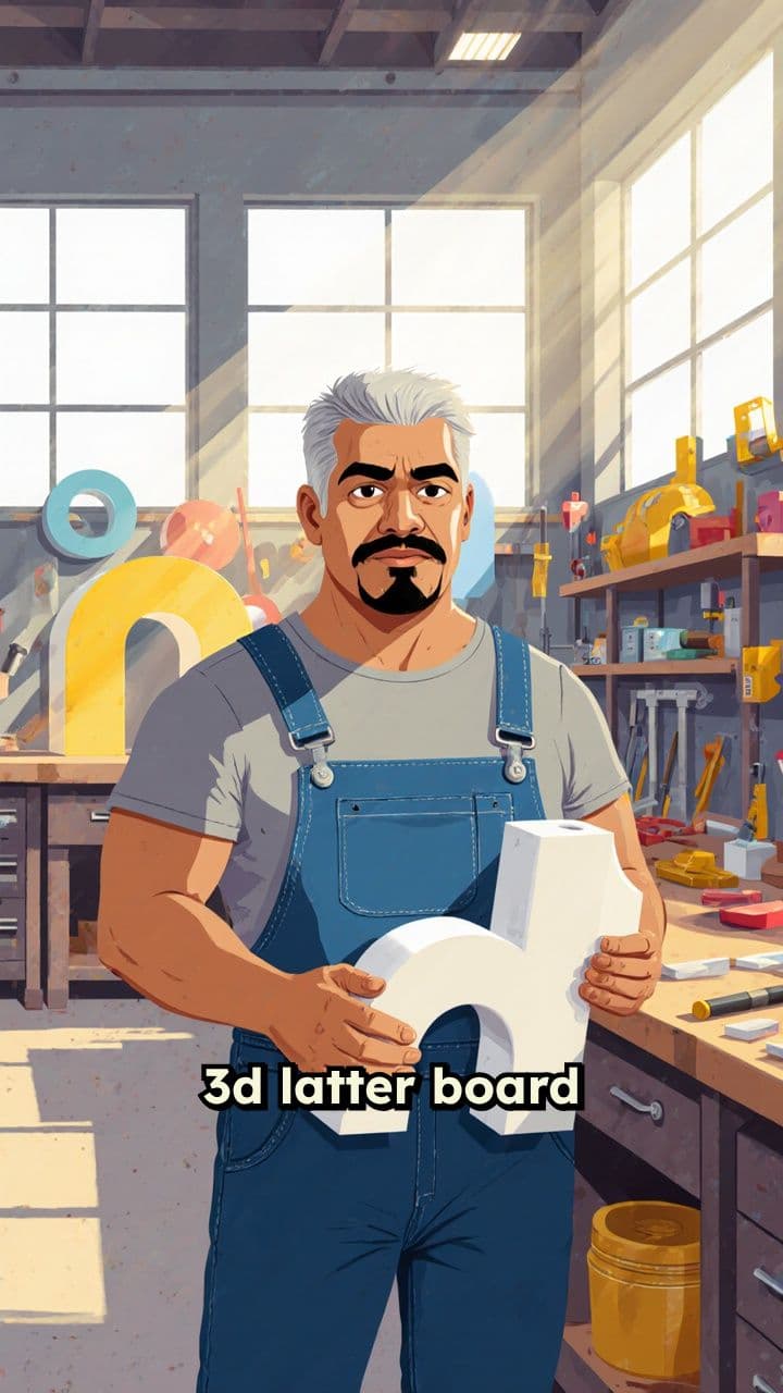 3D Letter Board Manufacturer