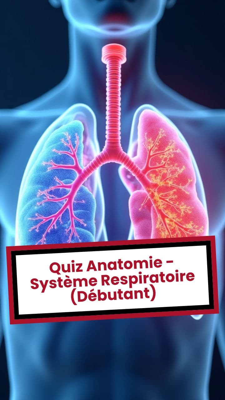 Quiz Anatomie - Système Respiratoire (Débutant)