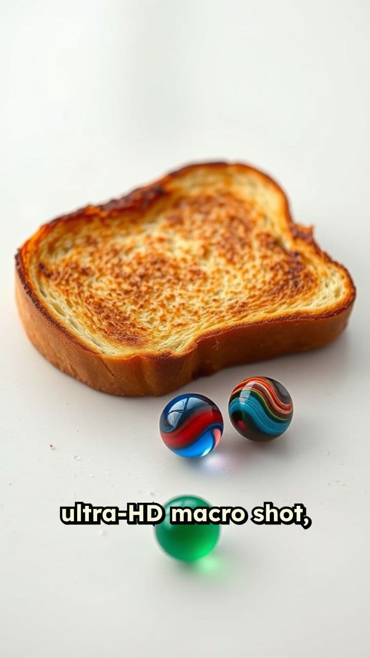 Warm Reflections on Toast and Marbles