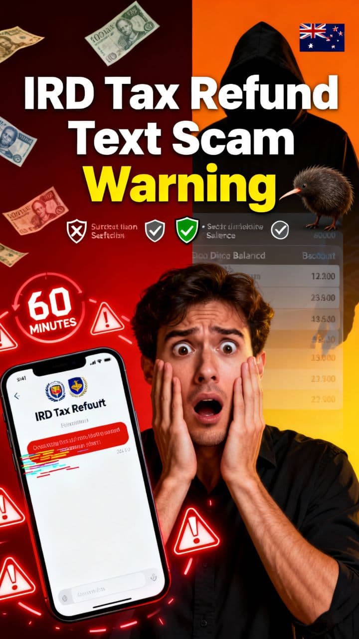 IRD Tax Refund Text Scam Warning