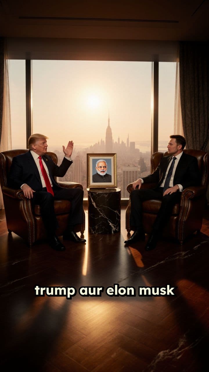Trump and Elon Discuss Modi