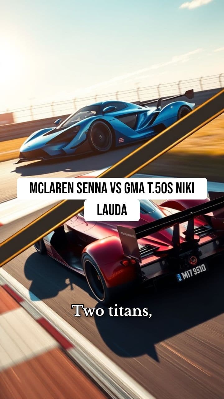 McLaren Senna Vs GMA T.50s Niki Lauda: Track Showdown
