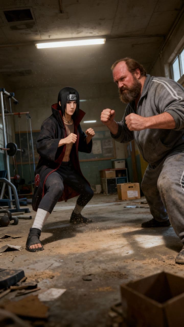 Школьный подвальный бой