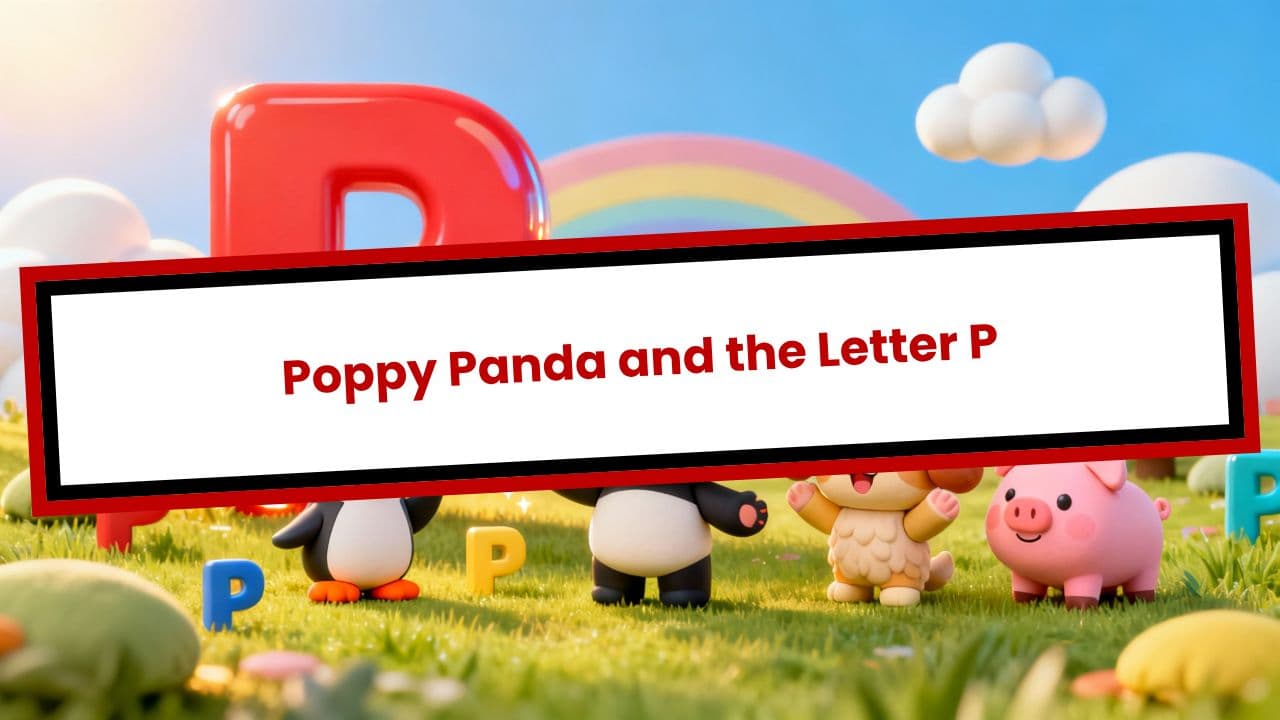 Poppy Panda and the Letter P