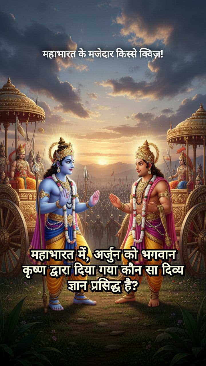 महाभारत के मजेदार किस्से क्विज़!