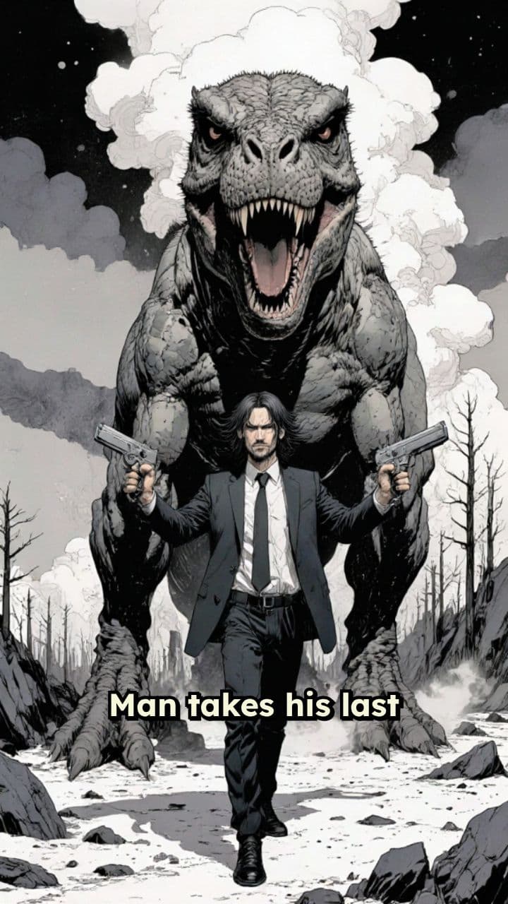 Last Stand Against a T-Rex in Yellowstone