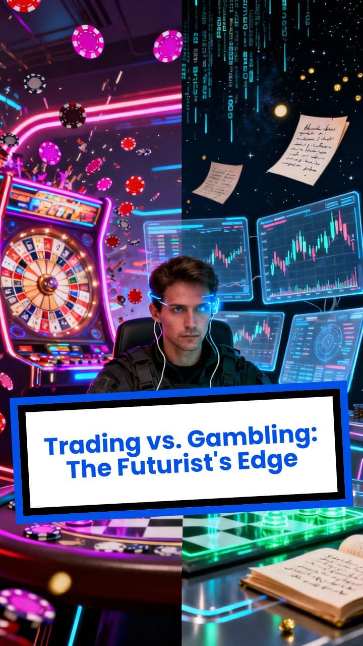 Trading vs. Gambling: The Futurist's Edge