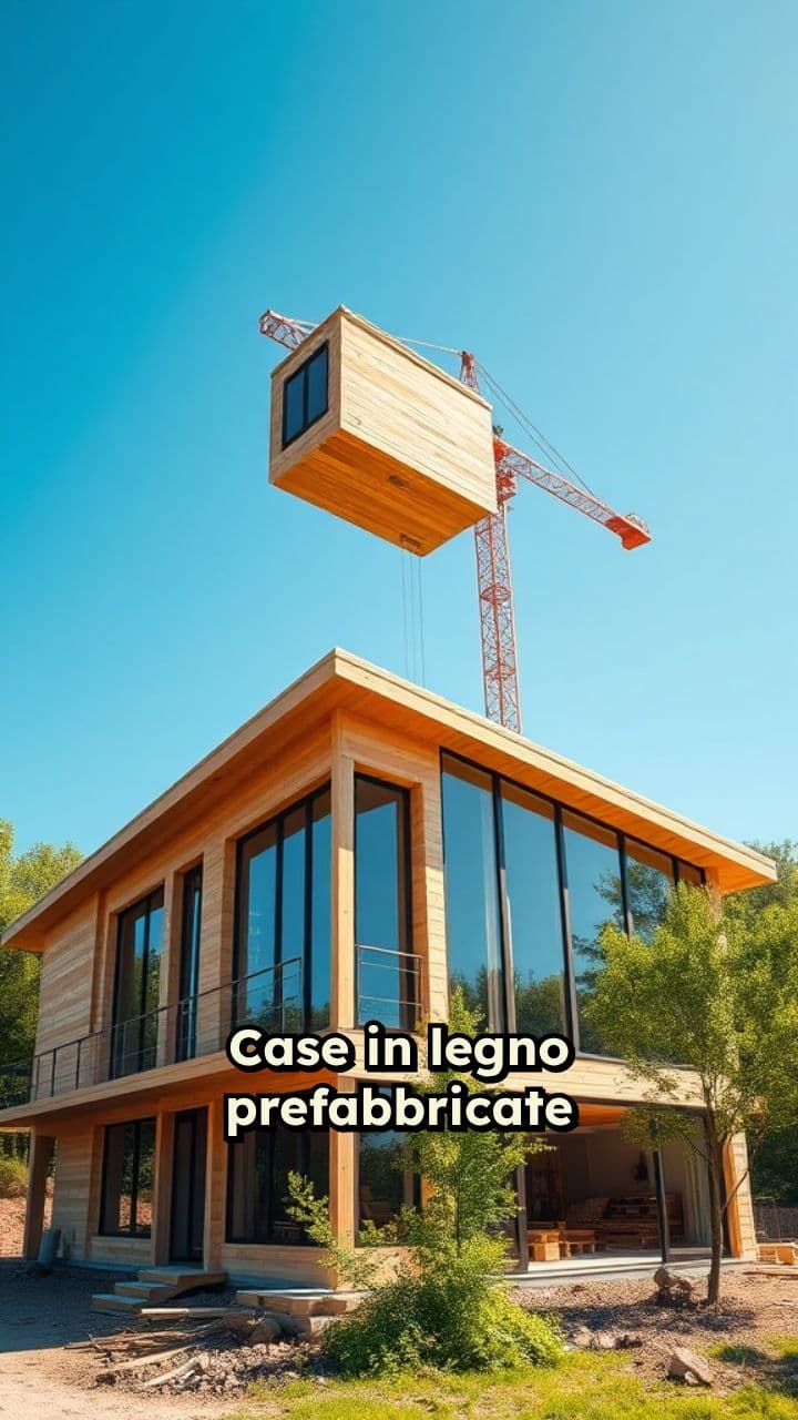 Case in legno prefabbricate su misura