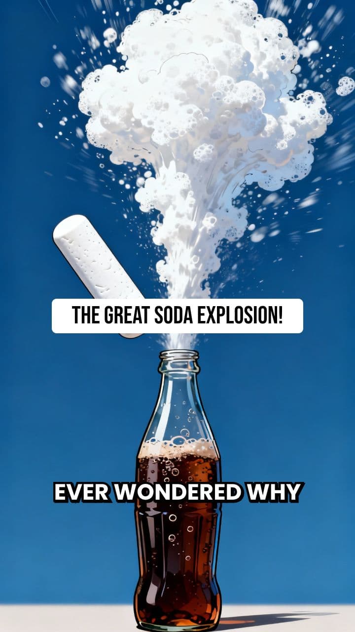 Mentos & Soda Explosion Explained!