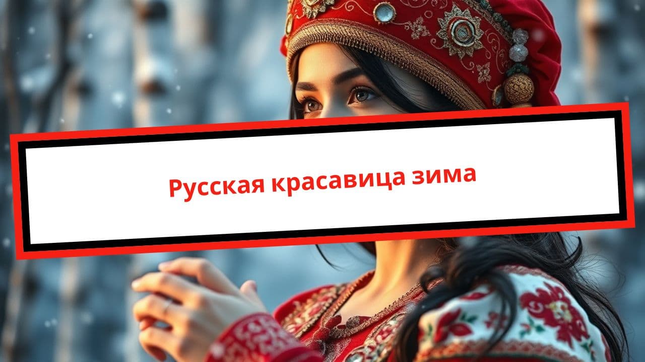 Русская красавица зима