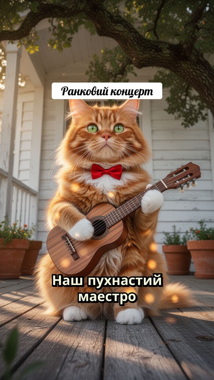 Кіт-музикант та його сувора господарка