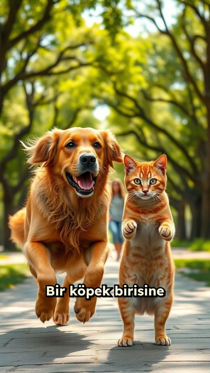 Köpek ve Kedinin Kebap Macerası