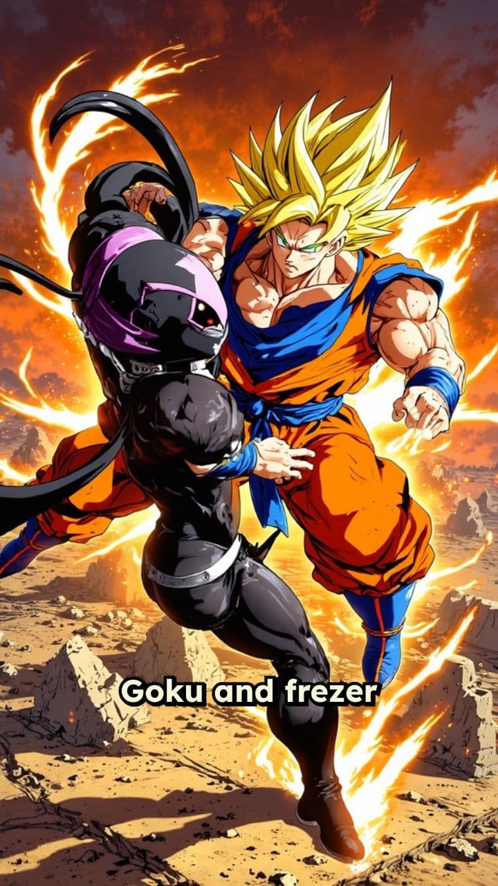 Goku vs. Frieza Black on Ruined Earth