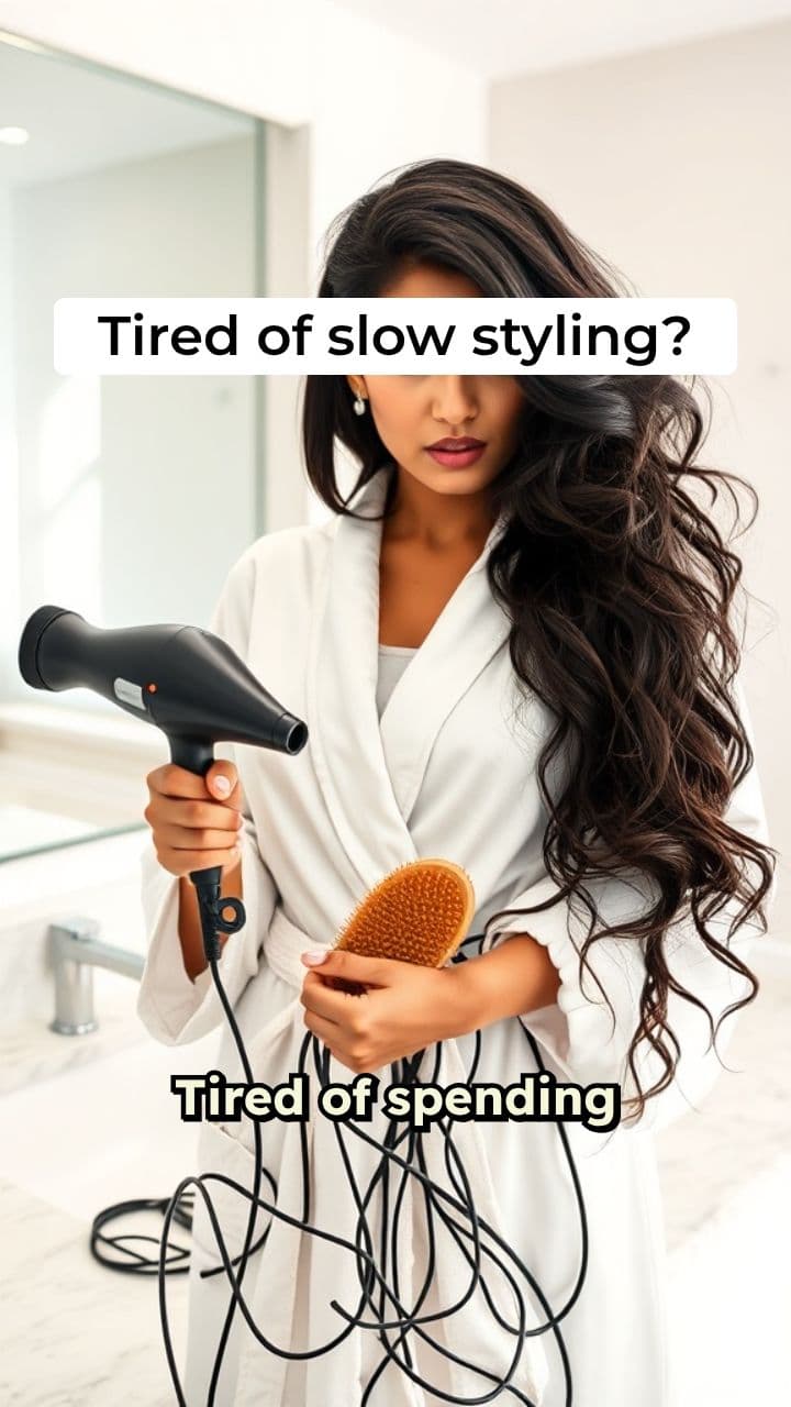 Ownair Hot Air Brush - Salon Results at Home