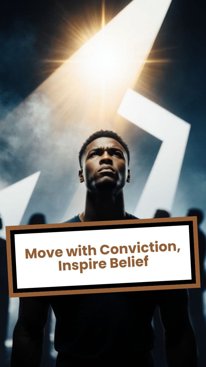 Move with Conviction, Inspire Belief